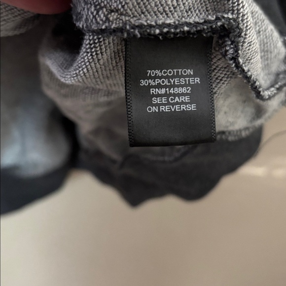 Torrid Charcoal Grey Tiger Off Shoulder Sweatshirt Women’s Plus Size 5X - Picture 4 of 6